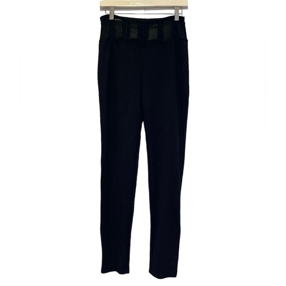 Win Win Black Jogger Large Lace High Waisted Pants Comfy Fitting - Picture 1 of 7